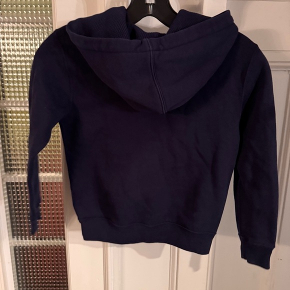 Ralph Lauren Polo Boys Navy Blue Hoodie Pullover Size 7 Red Pony Logo - Picture 2 of 10